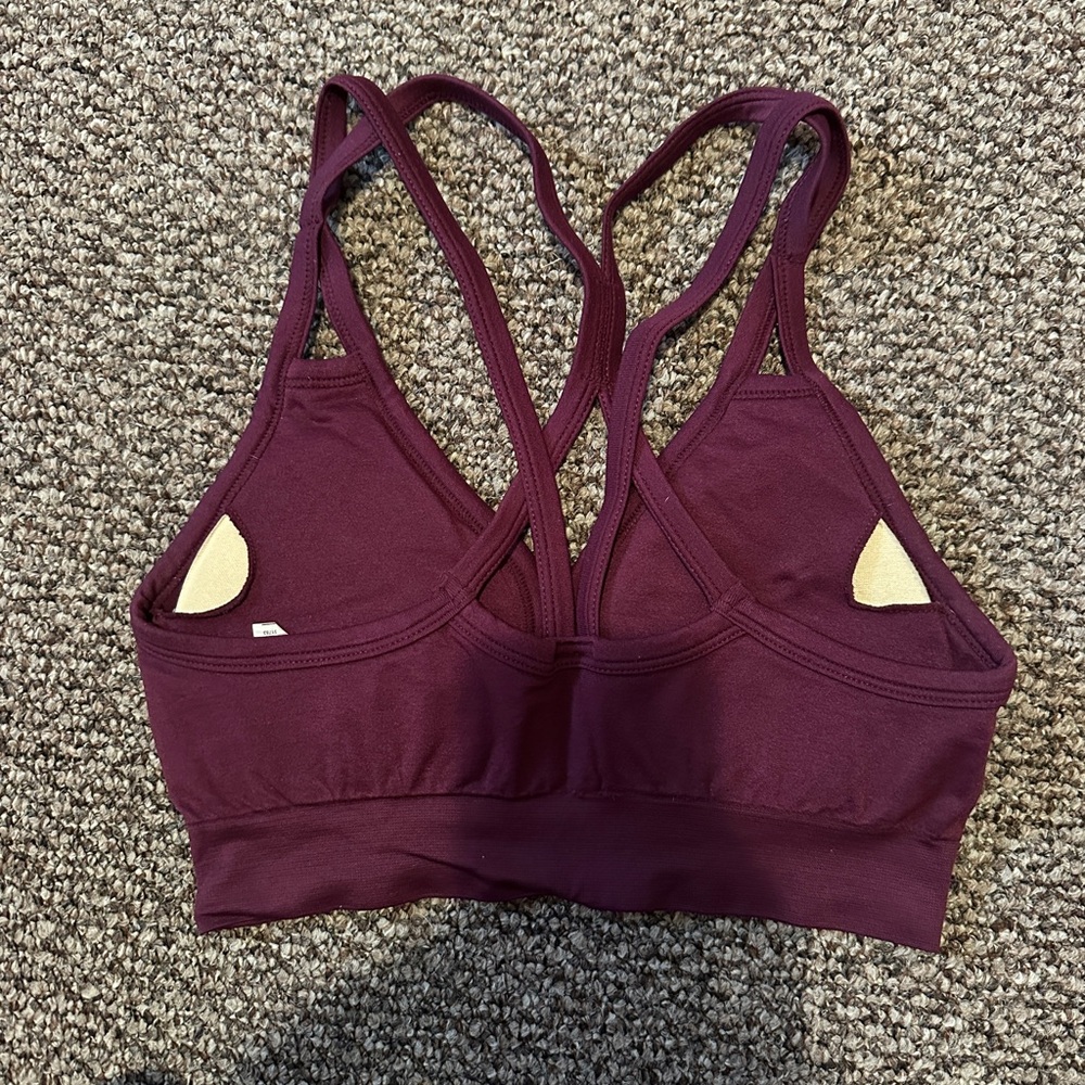 Maurices Deep Burgundy Sports Bra - Picture 2 of 3